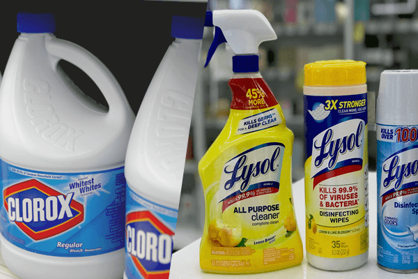 Clorox vs Lysol